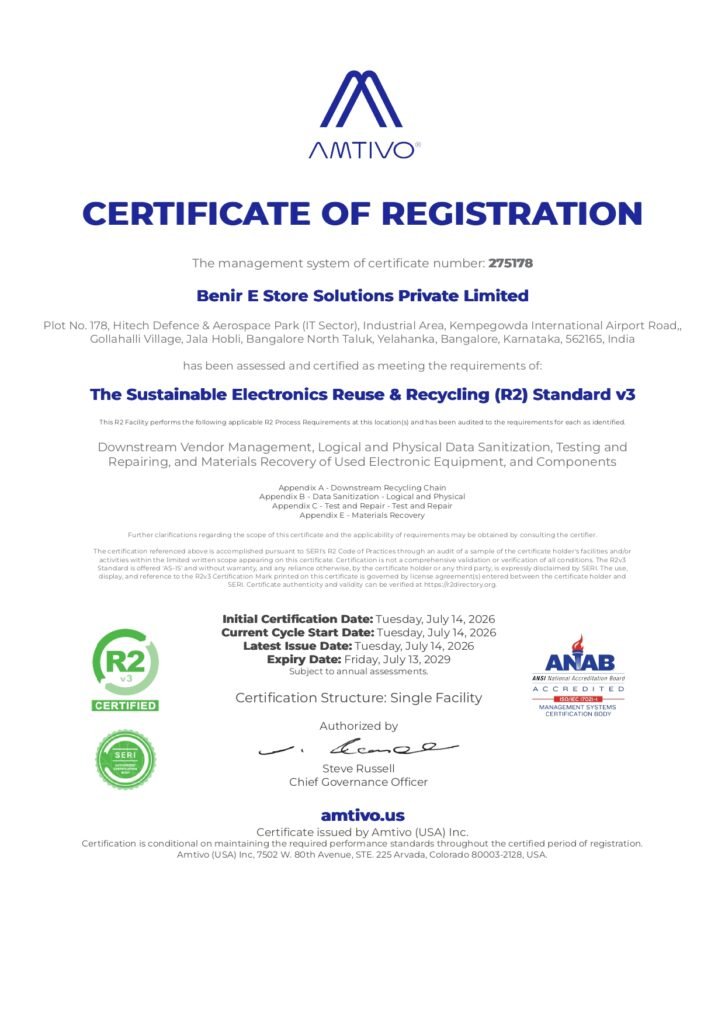 R2v3 Certificate